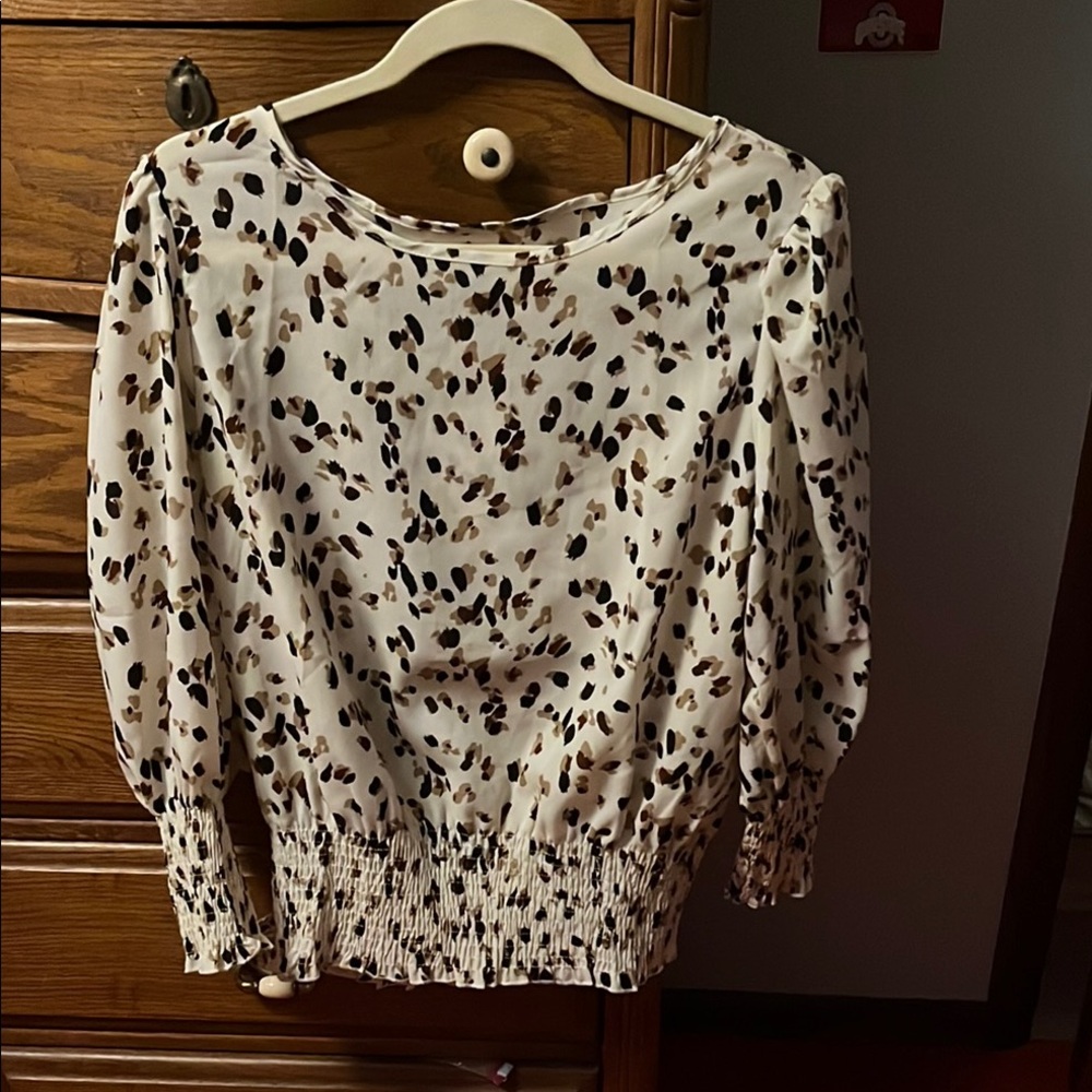 Leopard Print Blouse